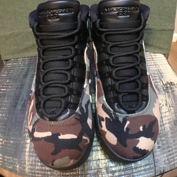 Jordan 10 Camouflage size 8 - Picture 2 of 10